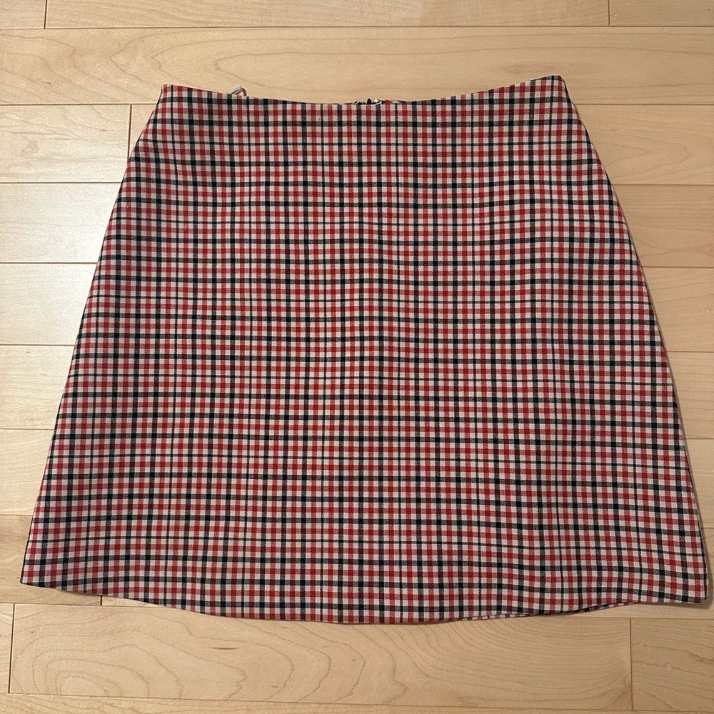 Aritzia Wilfred Classic Plaid Skirt